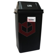 Lixeira 100l preta com tampa basculante Belosch B2S-10