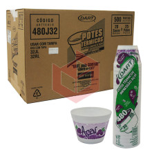 Pote térmico açai 480ml 480J32acai Dart 20x25un 