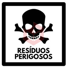 Adesivo coleta seletiva residuos perigosos S5RP 