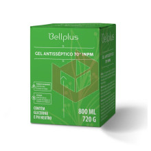 Álcool gel 70% antisséptico BellPlus 800ml
