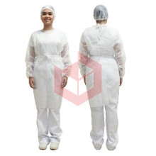 Avental tnt branco manga longa Prevemax c/10un REDS264