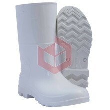 Bota de PVC n.39 branca cano medio safety boots