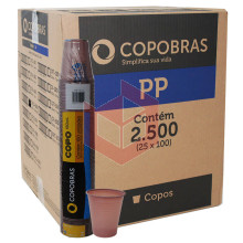 Copo Copobras pp combate 180ml CFCO-180 25x100un