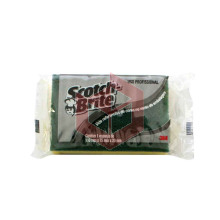 Esponja unitária Scotch Brite 3M verde e amarela