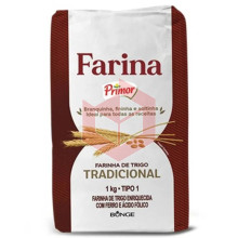 Farinha de trigo tradicional Farina 1kg 