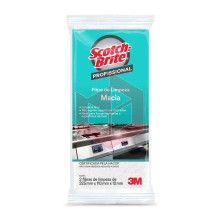 Fibra Scotch Brite 3M macia branca c/2un