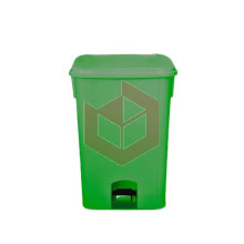 Lixeira com pedal 15l verde Bralimpia CP1SVD