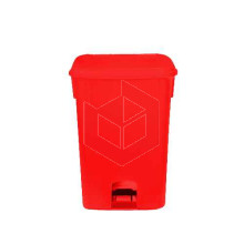 Lixeira com pedal 15l vermelha Bralimpia CP1SVM