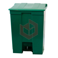 Lixeira com pedal 30l verde Bralimpia CP3SVD