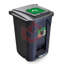 Lixeira com pedal 60l preta Arqplast 25752