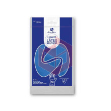 Luva azul media multi uso Lalan 