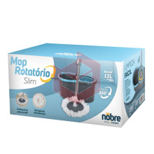Mop+balde espremedor plastico Nobre Slim 360 4141