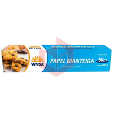Papel manteiga 29cmx50m Wyda PMR50-9