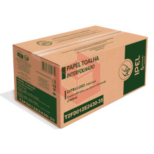 Papel toalha IPEL folha dupla 2 dobras 22.5x20.5cm c/2000 T2FD012E2430-35