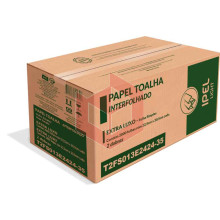 Papel toalha Ipel Light 2d 22.5x20.5cm c/2000un T2FS013E2424-35 