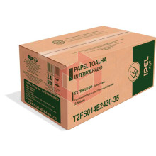 Papel toalha Ipel soft 2d 22.5x20.5cm c/2000un T2FS014E243035