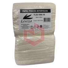 Papel toalha leveza Flamingo 20x20cm c/1000un TI20.1000.18