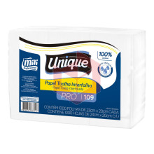 Papel toalha Mili Unique Pro 2D 23x20cm c/1000un R-109