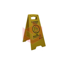 Placa sinalizadora cuidado manutenção Romher