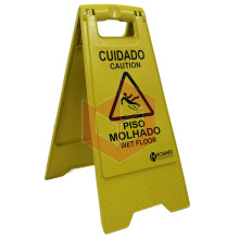 Placa sinalizadora piso molhado Romher