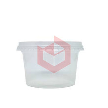 Pote redondo com tampa 140ml Rioplastic 40x25un