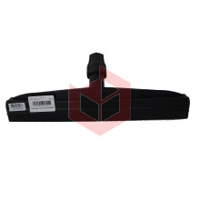 Rodo plastico 35cm preto sem cabo M. Longo