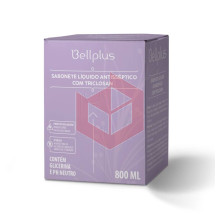 Sabonete líquido antisseptico triclosan Bellplus 800ml