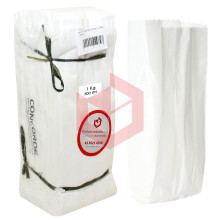 Saco de papel branco 1kg Mirimpel c/500un 