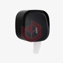 Suporte papel higienico rolao preto Invoq 340214