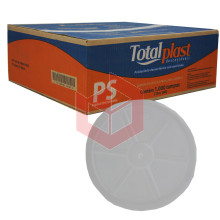 Tampa plastica para copo termico 180ml Totalplast 10x100un