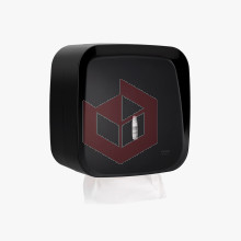 Toalheiro interfolhas preto Invoq 340324