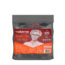 Touca descartavel tnt preta Vabene com 100un R6748