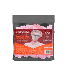 Touca descartavel tnt rosa Vabene com 100un R6747