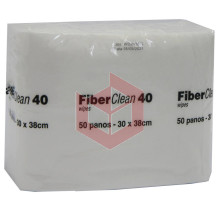 Wipes Fiberclean 40 branco 30x34cm c/50un 
