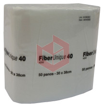 Wipes Fiberunique 40 branco 30x34cm c/50un