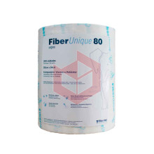 Wipes Fiberunique 80 branco e azul 30x34cm c/300un