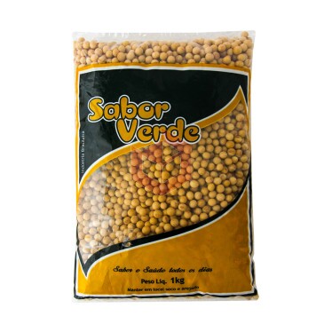 Soja em grão para salada Sabor Verde 1kg