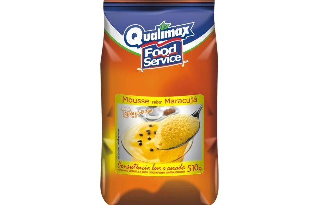 Mousse de maracujá Qualimax 510g