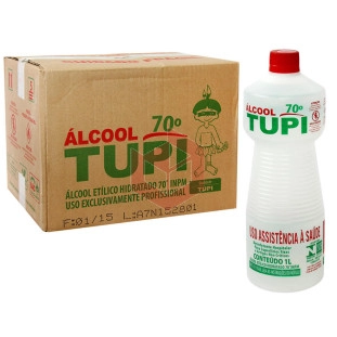 Álcool 70% Tupi 12x1l