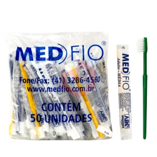 Escova dental adulto MediFio c/50un