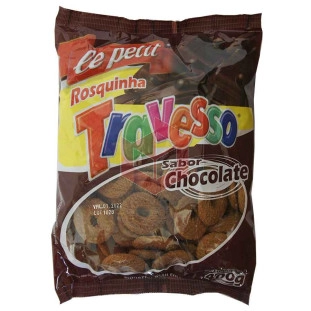 Biscoito rosquinha chocolate Le Petit Travesso 400g