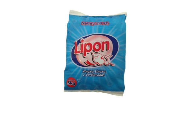 Sabão lava roupa pó Lipon 5kg