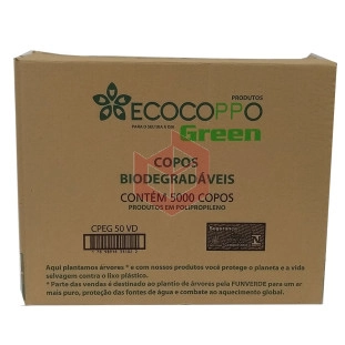 Copo Ecocoppo green bio 50ml 50x100un