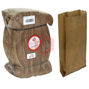 Cartucho de papel semi kraft p/1kg Mirimpel c/500un