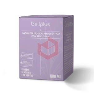 Sabonete líquido antisseptico triclosan Bellplus 800ml