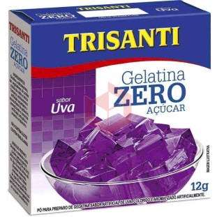 Gelatina de uva zero Trisanti 12g