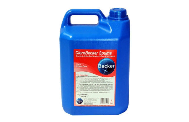 Detergente clorado clorobecker spuma 5l R-2068