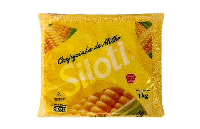 Canjiquinha de milho amarelo fina Siloti 1kg