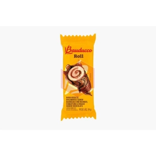Bolinho baunilha roll chocolate Bauducco 15x34g 8303