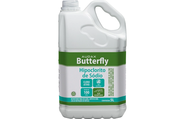 Hipoclorito de sodio 5% Butterfly Audax 5l